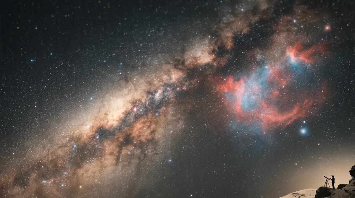 A beautiful image of the stars and space, perfect for a blog post about infinite possibilities