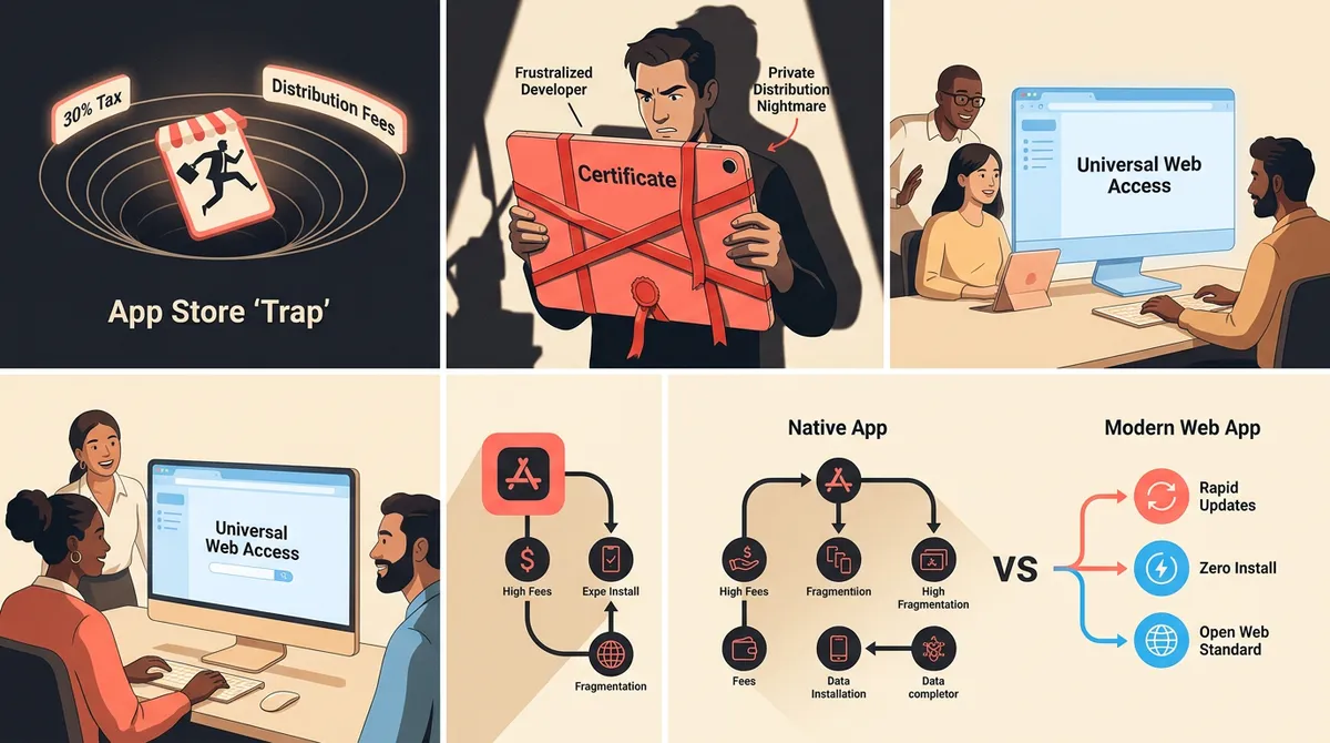The App Trap: Why Smart Businesses Are Choosing the Web Over the App Store