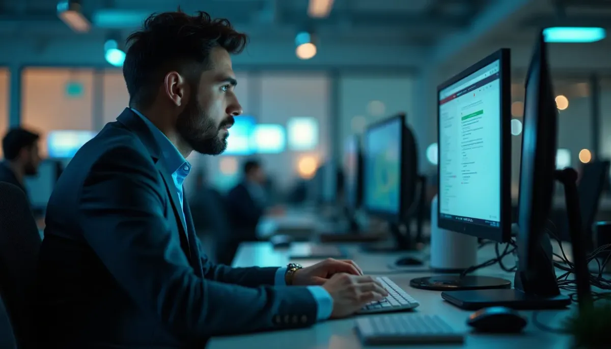 abstract representation of different team structures connecting to a central project hub - rysesoftware.com