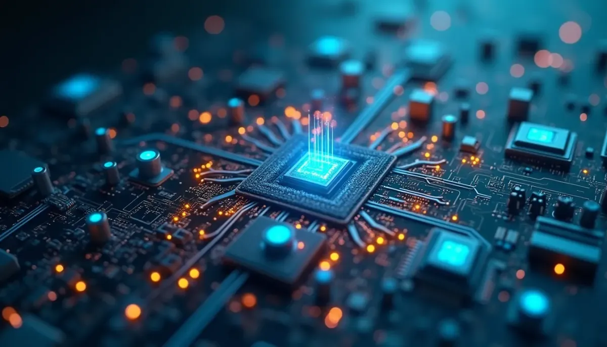 A clean, architectural blueprint of a business engine where software components interlock perfectly with human operations, representing a shift from messy tasks to structured systems.